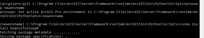 Installieren Sie die Python-Pakete von Drittanbietern.